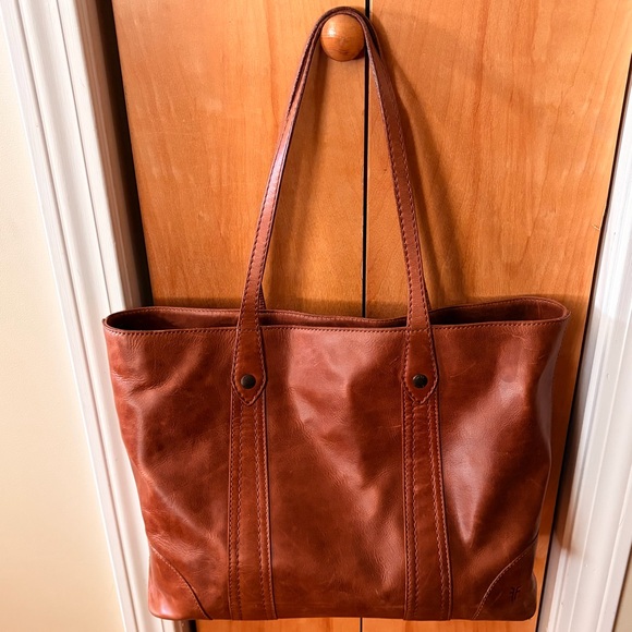 Frye Brown Leather Tote Bag - Picture 2 of 5